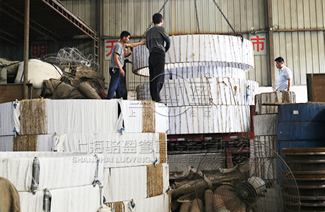 上海骆盈向菏泽电厂供应脱硫橡胶接头